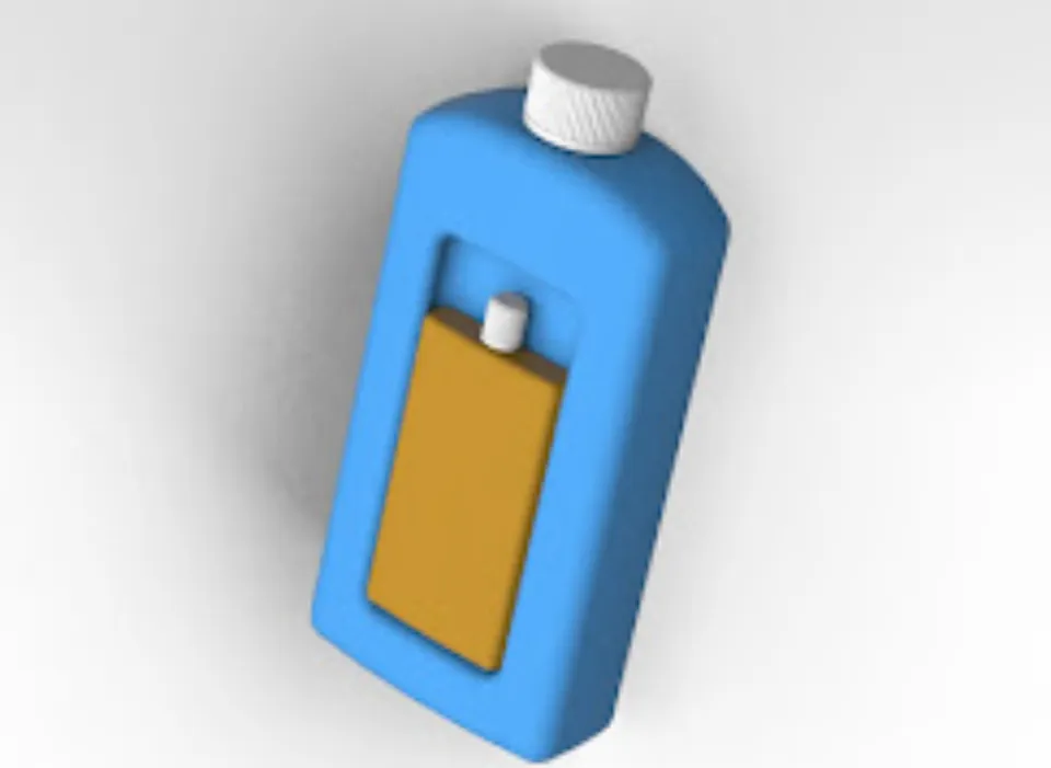1 Ltr Bottle In Bottle Design by 3D Think Ahead